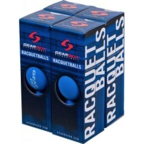 GearBox Racquetballs - Blue 4 Boxes of 3 Balls