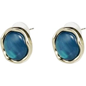 DIVASHE Classic Vogue Minimalist Circle Earrings