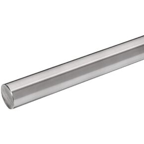 Linear Shaft, 1060 Carbon Steel, Case Hardened, Flat End, Break Edge Chamfer, 12 mm Diameter x 1500 mm Long