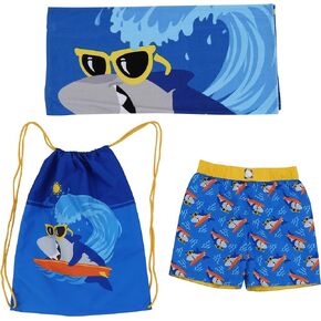 منشفة Dreamwave للسباحة وحقيبة الشاطئ مكونة من 3 قطع للأطفال الصغار وحتى الأطفال الصغار in Kuwait