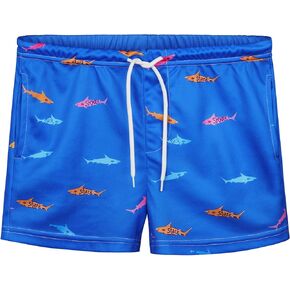 AOMIG Boys Swim Trunks Toddler Boy Swim Shark Children's Swimming Trunks Boys Swim Shorts Kids Quick Dry Beach Board Shorts