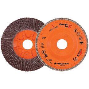 Walter 06B454 ENDURO-FLEX Abrasive Flap Disc [Pack of 10] 40 Grit Finishing Disc in Saudi Arabia