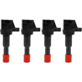 MAYASAF UF581 Ignition Coils [Pack of 4] for Honda 2007-2008 Fit 1.5L L4