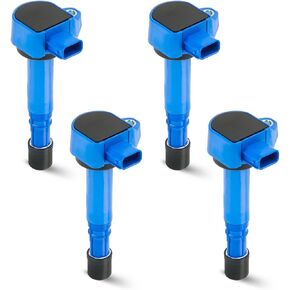 Hurotoms Set of 6 Ignition Coil Pack Compatible with Honda Civic Pilot Ridgeline Acura MDX Saturn Vue 3.5L 1.7L V6, Replace for UF400 UF512 UF307 C1460 E1012 E340 E420 52-1789, Black