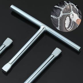 Gisafai Tire Chain Tool T Handle Wrench Alloy Steel with Long Reach for Anti Skid Chain Installation and Disassembly in Saudi Arabia