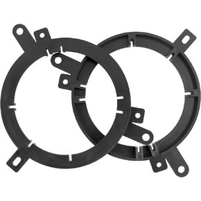 NuIth 5.25"-6.5" Front Door Speaker Adapter Bracket for 1995-2016 Chrysler/Dodge/Jeep, 5 1/4 - 6 1/2 Inch Aftermarket Speaker Ring Adapter Solid Plastic, 2PCS