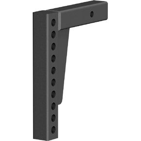 CURT 17123 Replacement Weight Distribution Hitch Shank, 2-Inch Receiver, 7-Inch Drop, 10-1/2-Inch Rise , Black