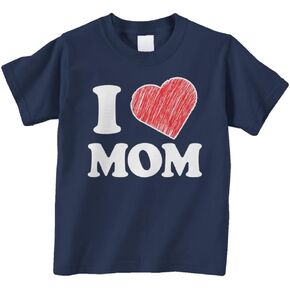Threadrock Little Boys' I Love Mom Infant/Toddler T-Shirt