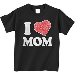 Threadrock Little Boys' I Love Mom Infant/Toddler T-Shirt