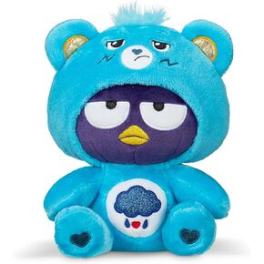 Care Bears - Badtz-Maru Dressed As Grumpy Bear 9" Fun-Size Plush, Blue - Soft, Huggable Bestie! – Good for Girls and Boys, Employees, Collectors, Ages 4+