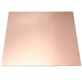 CynKen 1 Pieces 0.5mmx100mmx100mm 99.9% Pure Copper Sheet Metal Plate About 4"x4"x0.02"
