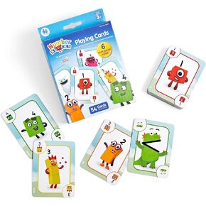 hand2mind Numberblocks Playing Cards, Fun Card Games, Math Card Games for Kids Ages 3-5, Deck of Cards for Kids, Playing Cards Themed, Number Toys, Preschool Math Learning Toys, Kids Educational Games