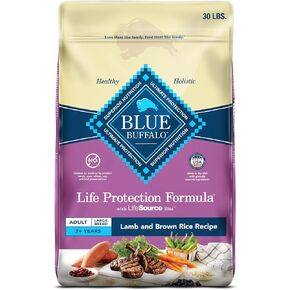 Blue Buffalo Life Protection Formula Natural Adult Large Breed Dry Dog Food, Chicken and Brown Rice 34-lb