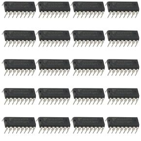 ZCZQC 20PCS Octal NPN Darlington Transistor ULN2003 Discrete Semiconductor Product Bipolar Transistor Array Suitable for High Speed High Power Drive Systems Iamps Relays Printing Hammers or Computers