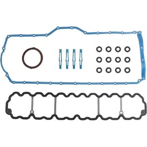 OS34308R VS50458R Oil Pan Gasket Set Compatible with Jeep 2000-2001 Cherokee 4.0L 2000-2004 Grand Cherokee 4.0L 2000-2006 Wrangler TJ 4.0L, Replace#AOP271 BS40183 5174