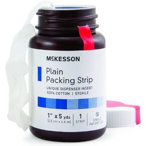 McKesson Packing Strip, 1 Inch X 5 Yard - 1 Bottle