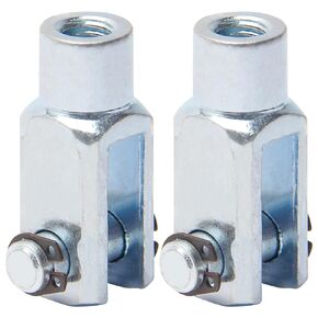 Othmro 2pcs Air Cylinder Rod Clevis End 40mm Length M8x1.25 Female Thread Y Connector