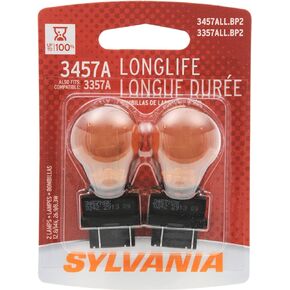 SYLVANIA 3357A/3457A Long Life Miniature Bulb, (Contains 2 Bulbs)