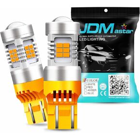 JDM ASTAR Extremely Bright PX Chips 7440 7441 7443 7444 Amber Yellow Turn Signal LED Bulbs