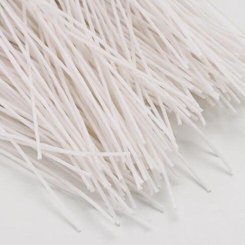 500 قطعة من فتائل الشموع، 6 بوصات مشمعة مسبقًا لصنع الشموع، فتيل قطني طويل لشمع الصويا مع قاعدة معدنية - شمعة يمكنك صنعها بنفسك in Kuwait