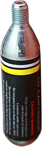 Jetscream 6 x 16g Bike Threaded CO2 Cartridges | 16 Gram C02 Cartridge Threaded for All co2 Bike Tire Inflators | Refill co2 Cylinder Fits Bike CO2 Pump |CO2 Cartridges 16g Threaded in Saudi Arabia