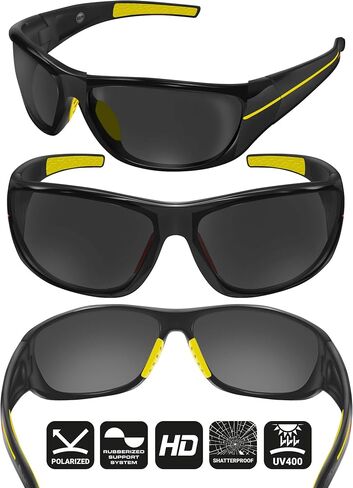 Day/Night Driving Glasses - Chopper - Night Driver Clearer Vision Motorcycle Riding Running Biking - TAC Anti Glare in Saudi Arabia