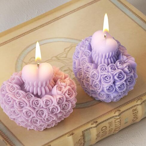 3 Pack Egg & Animal Shaped Resin & Silicone Molds - 3D Candle & Soap Mold Set for Table Decoration in Kuwait
