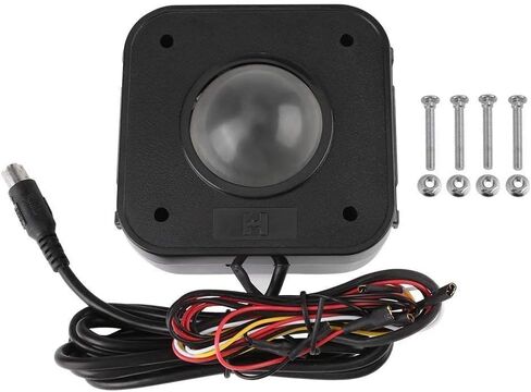 ماوس كرة التتبع Kipokalor Arcade، ماوس كرة التتبع LED المضيء مقاس 4.5 سم، موصل PS/2 PCB للممرات باللون الأسود in Kuwait