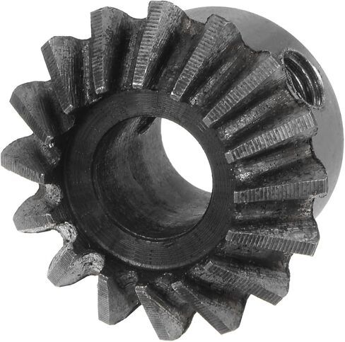 2pcs Bevel Gear 1M 16 Teeth 10mm Shaft Hole 1:1 Tapered Bevel Pinion Gear 45# Steel 1.5 Module 90 Degree Steering Gear, for Hardware Mechanical Rotation in Saudi Arabia