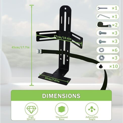 رف مقطورة مبرد المياه Hoqqf، رف تثبيت مبرد المياه سعة 5 جالون للمركبات الترفيهية والشاحنات والعربة وUTV وممر المناظر الطبيعية وبعض جزازات العشب in Kuwait