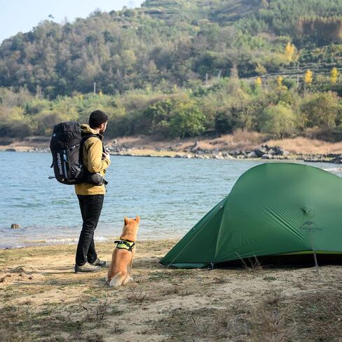 خيمة Naturehike Cloud Up قائمة بذاتها لشخصين على الظهر خيمة تخييم خفيفة من النايلون بطبقة مزدوجة لشخصين in Kuwait