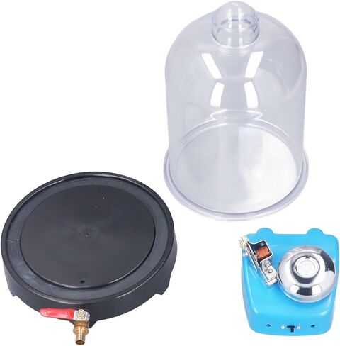 Vacuum Bell Jar, Vacuum Chamber with Pump, Laboratory Plastic Jar Sound Physics Scientific Experimental Tool for Sound Propagation Experiment in Saudi Arabia