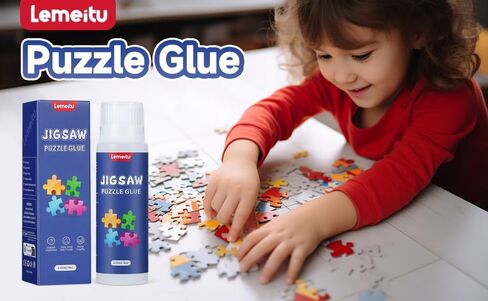 Jigsaw Puzzle Glue for 1000/1500/3000 Pieces Puzzles, Non-Toxic PVA Glue, Adhesive Glue, Quick Dry,120ML,1 Pack in Saudi Arabia
