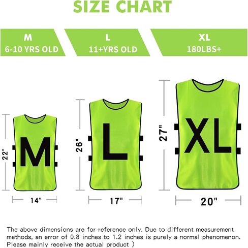 Antoyo 12 Pack Pennies for Soccer Scrimmage Vest Practice Jersey for Adult Youth in Kuwait