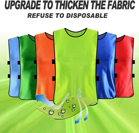 Antoyo 12 Pack Pennies for Soccer Scrimmage Vest Practice Jersey for Adult Youth in Kuwait
