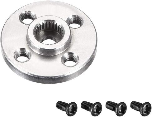 سبائك الألومنيوم المؤازرة الأسلحة المؤازرة القرن روبوت الذراع ل RC نموذج سيارة روبوت قارب طائرة 25T 5 قطعة الفضة in Kuwait