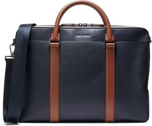Cole Haan Triboro Briefcase, Navy/New British Tan in Saudi Arabia