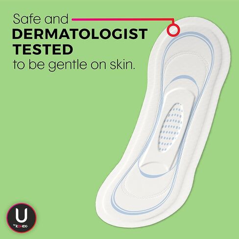 وسادات U by Kotex Security رفيعة للغاية، طويلة، غير معطرة، 40 قيراط (قد تختلف العبوة) in Kuwait