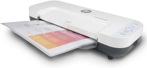 HP - Hot & Cold Laminator Machine with 50 Laminating Pouches, 9.2-Inch Thermal Laminator with 4 Rollers, Ideal for Photos & Documents in Saudi Arabia