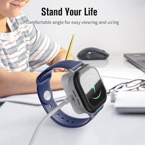 Charging Dock Compatible with Gizmo Watch/Care Smart Watch Charger with 5 Feet Cable White(Gizmo Watch 1/Care Smart Watch) in Kuwait