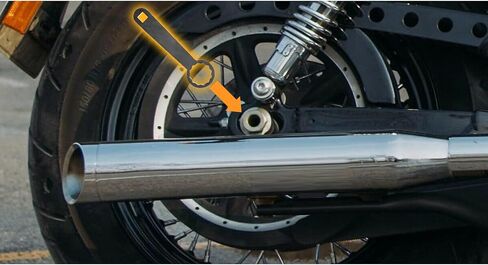 Mofun 36MM أداة مفتاح الربط لمحور العجلة الخلفية متوافقة مع نماذج Harley Touring 2008-2024، أداة محول عزم الدوران الجوز in Saudi Arabia