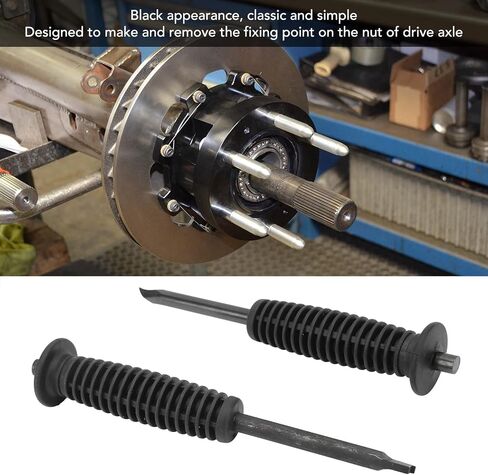 2PCS Drive Axle Nut Steel Removal Tool, Installer and r Black Replacement 170 mm for Camry ES Half Shaft Kit in Saudi Arabia