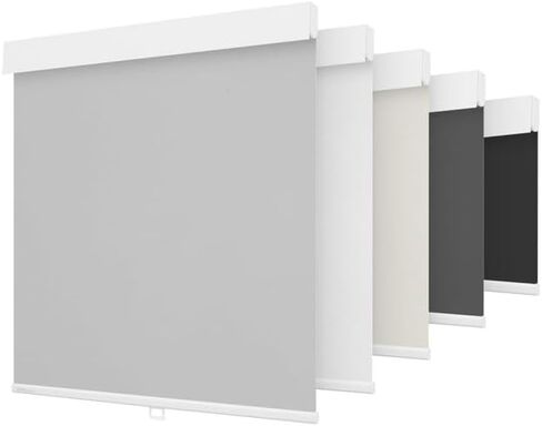 Forsisco Blackout Shades, Window Shades, Easy to Install, Shades for Indoor Windows, Indoor Window Roller Shades, Thermal Insulation Noise Reduction 100% Blackout, for Home and Office White 35x72 in Saudi Arabia