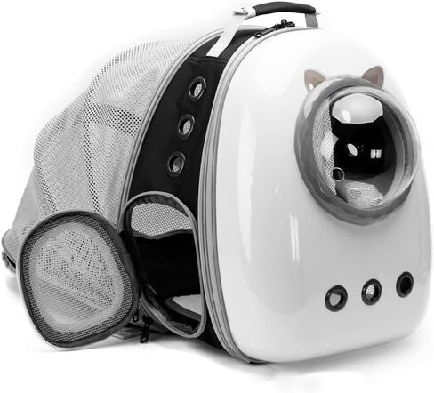 Parhjiv Cat Backpack Carrier, Back Expandable Cat Bubble Backpack for Cats Kitten Small Puppy, Airline Approved Cat Bubble Backpack, Space Capsule Astronaut Cat Carrier in Saudi Arabia