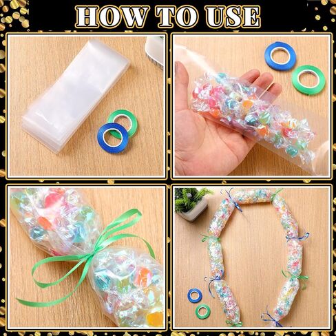 تتضمن مجموعة أدوات تصنيع أنابيب حلوى Lei من Teling Graduation Lei أكياس تخرج Lei مقاس 59 × 4.8 بوصة وشريط هدايا من أنابيب البولي لتغليف هدايا حفلات التخرج DIY صيف هاواي الاستوائي (6 قطع) in Saudi Arabia