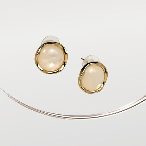 DIVASHE Classic Vogue Minimalist Circle Earrings in Saudi Arabia