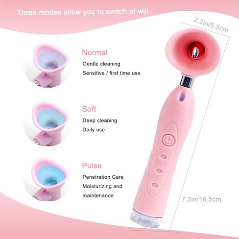 TUUTHWT Ultrasonic Eye Wash Cup, Portable Silicone Eye Wash Kit with Eye Massage Function, Using with Eyewash or Purified Water | Remove Dust | Relieve Eye Fatigue -Pink in Kuwait