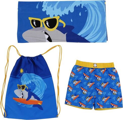 منشفة Dreamwave للسباحة وحقيبة الشاطئ مكونة من 3 قطع للأطفال الصغار وحتى الأطفال الصغار in Kuwait