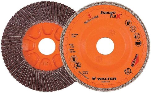 Walter 06B454 ENDURO-FLEX Abrasive Flap Disc [Pack of 10] 40 Grit Finishing Disc in Saudi Arabia