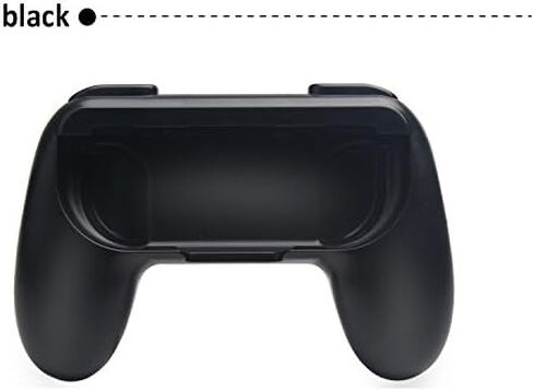 Althemax 2x Joy-Con Controller Remote dock Case Handle Grip Accessory Joy-Con Black For Nintendo Switch Mario Car Racing Games (Black) in Saudi Arabia